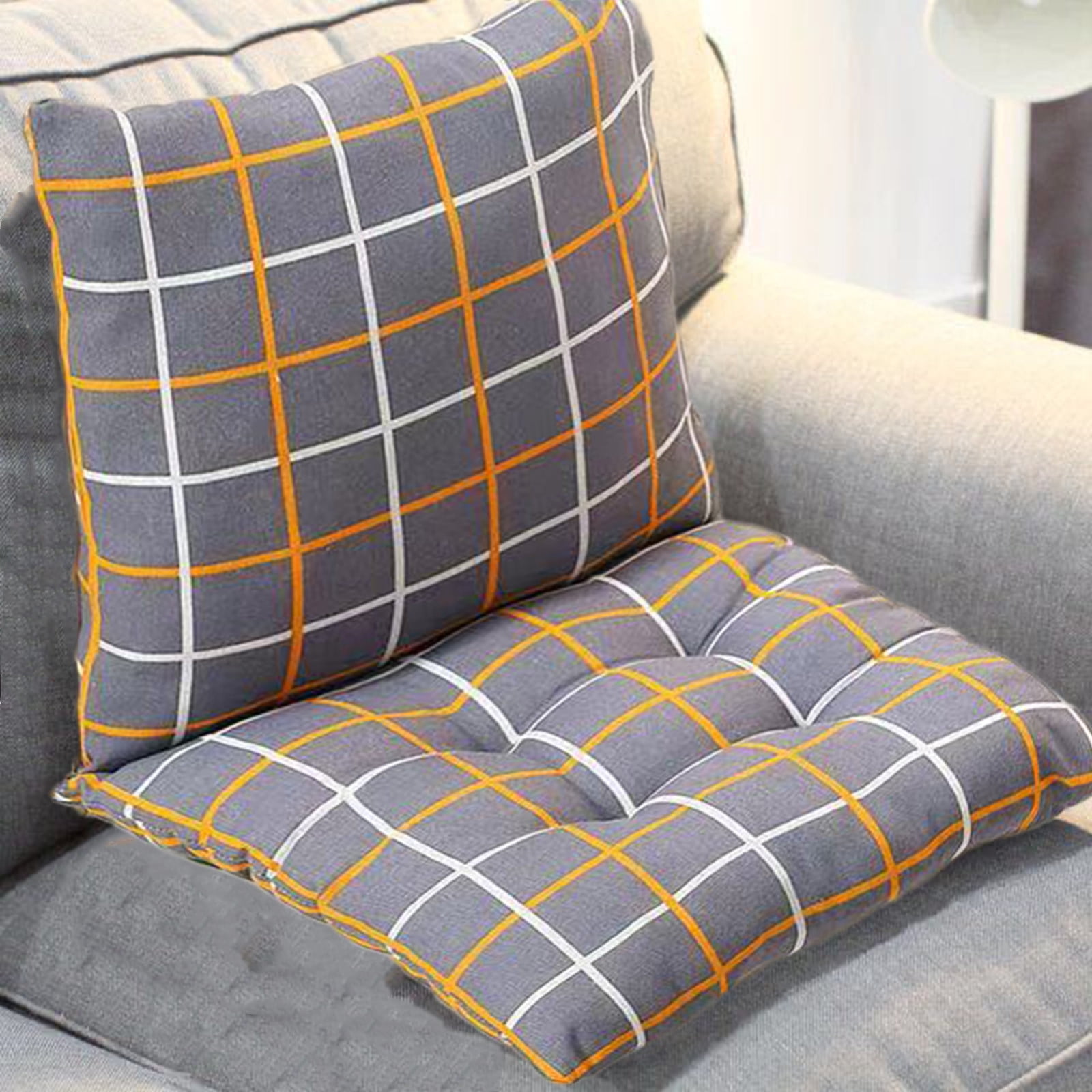 Weloille Seat Cushions Tufted Corduroy Floor Cushions for Living Room Soft Thicken Seating Cushion Tatami for Living Room Sofa Kids Outdoor Patio Furniture Cushions (40x80cm)