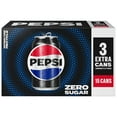 thumbnail image 2 of Pepsi Cola Zero Sugar Soda Pop, 12 fl oz, 15 Pack Cans, 2 of 9