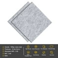 thumbnail image 4 of AGPtek 12pcs Acoustic Absorption Panel silver gray, 4 of 9
