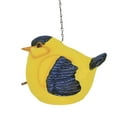 thumbnail image 3 of Home & Garden Bird Birdhouse Polyresin Hanging Yard Decor D2841 Yellow, 3 of 3