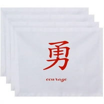 Simply Daisy 18" x 14" Courage Word Print Placemat
