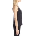 thumbnail image 5 of Women's Halogen Velour Lace Camisole, Size Medium - Black, 5 of 7