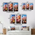 thumbnail image 4 of Designart "Tulips landscapes Of Color III" Floral Wall Art Set Of 3 - Multi-Color Tulips Gallery Wall Set For Home Decor, 4 of 7