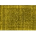 thumbnail image 1 of Ahgly Company Machine Washable Indoor Rectangle Oriental Yellow Industrial Area Rugs, 2' x 4', 1 of 4