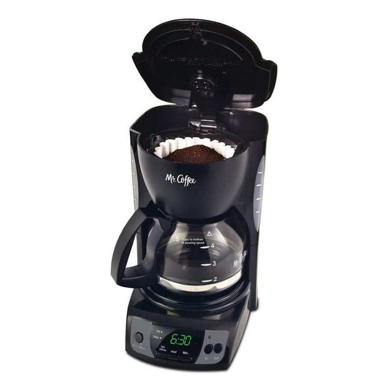 Mr. Coffee® 5-Cup Mini Brew Switch Coffee Maker, Black 