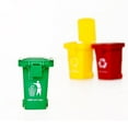 thumbnail image 3 of HCTSHG Toy Garbage Trash Cans, 4PC Mini Curbside Vehicle Play Trashcans Set, Great for Kids Educational Role-Play, Toddler Learning Toys, Garbage Truck Accessories, 3 of 8