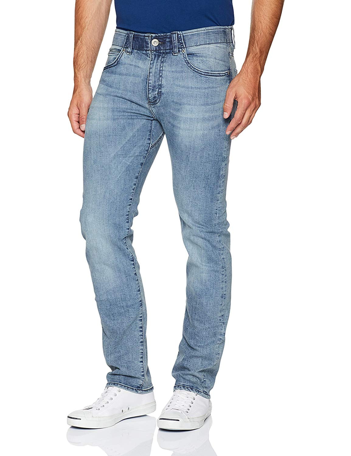 extreme motion slim straight leg jeans