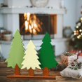 thumbnail image 1 of Bonita decoración de mesa de árbol de pino, suministros de adorno de estatua, escultura con soporte, accesorios para fotos para decoración de Navidad, Colco Centros de mesa, 1 of 8