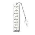thumbnail image 2 of Dvkptbk Easter Stainless Steel Bookmark Inspirational Creatives Engraved Bookmark Easter Gift for Colleagues and Friendsed easter decorations, 2 of 6