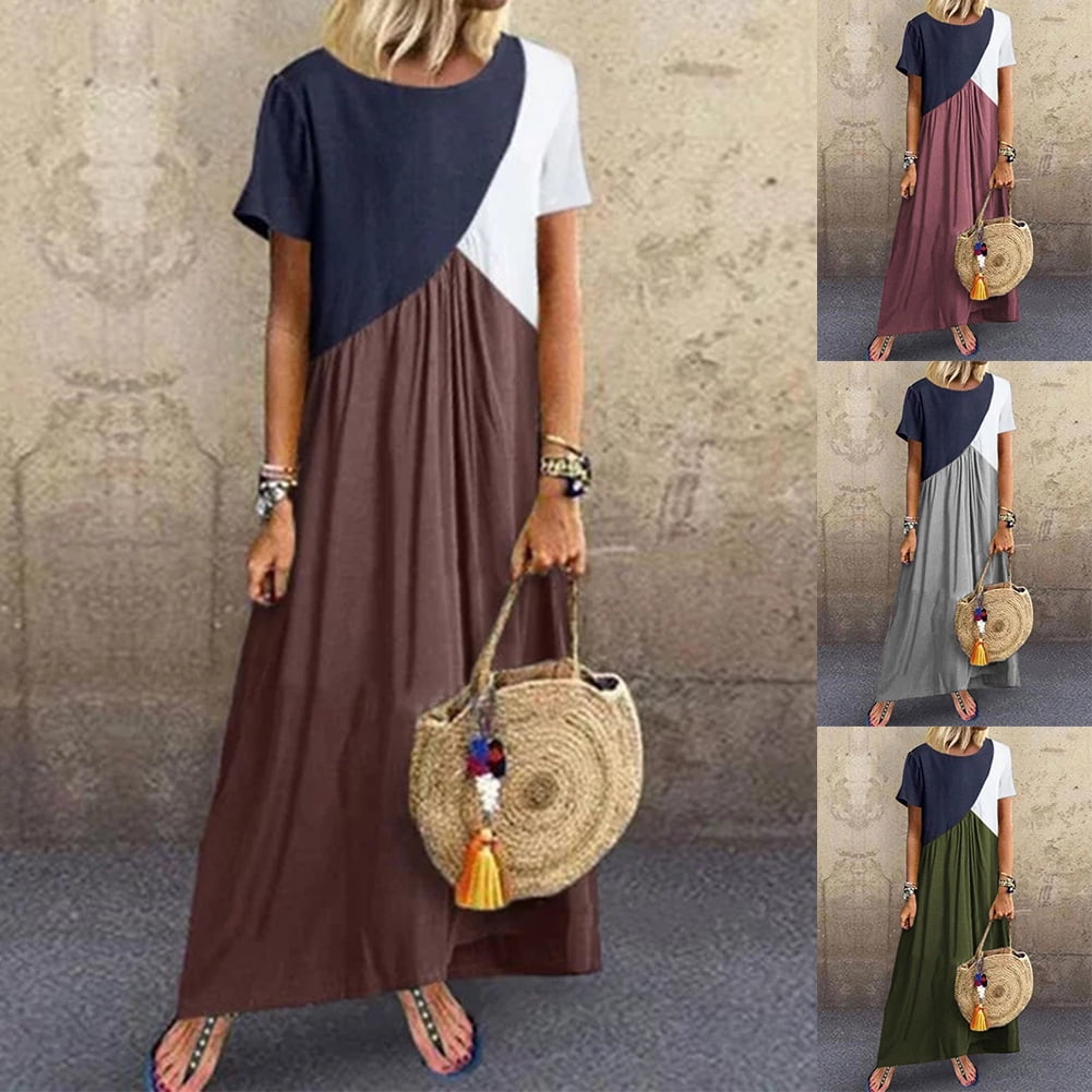 Welling Round Neck Color Blocking Short 