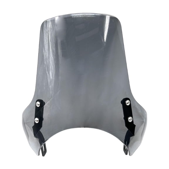 Protector de parabrisas para motocicleta, reemplazo profesional a prueba de viento, accesorios resistentes, montaje de mosquitera Gris