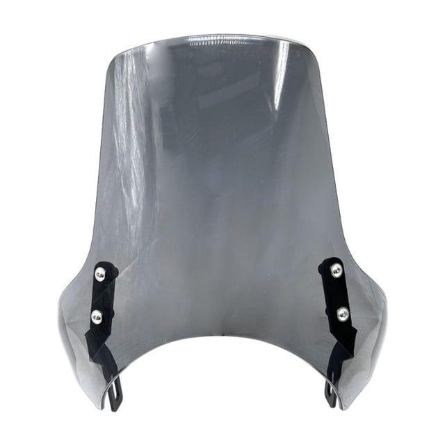 Protector de parabrisas para motocicleta, reemplazo profesional a prueba de viento, accesorios resistentes, montaje de mosquitera Gris