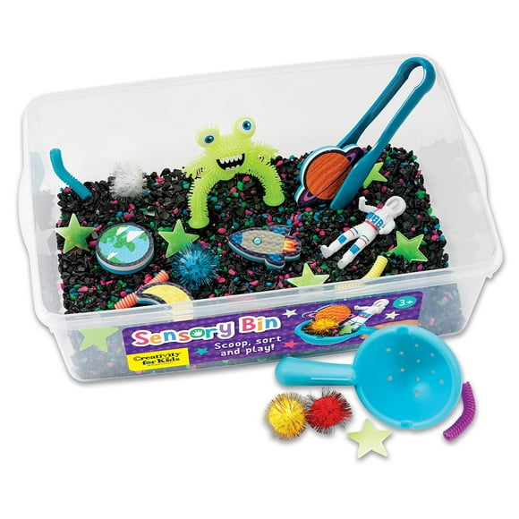 Juguetes Sensory Bin Creativity para niños del espacio exterior de 3 a 5 años o más