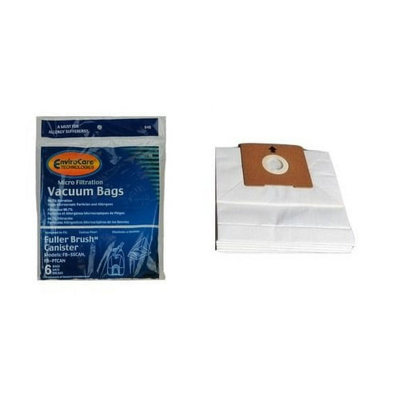 Fuller Brush FBPT2 Canister Micro Filtration Bags 6 Pk - 848