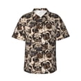 thumbnail image 2 of Goofa Cute French Bulldog Hawaiian Shirt for Men, Unisex Summer Beach Casual Short Sleeve Button Down Shirts,Aloha Tropical Floral print shirt-3X-Large, 2 of 9