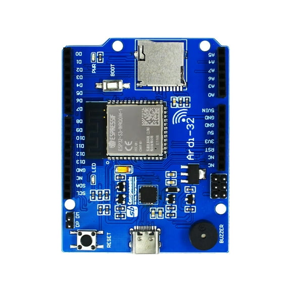 Ardi32 - Uno R3 Alternative Board Based on ESP32-S3-WROOM-1