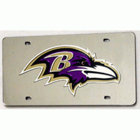 Baltimore Ravens Laser License Plate