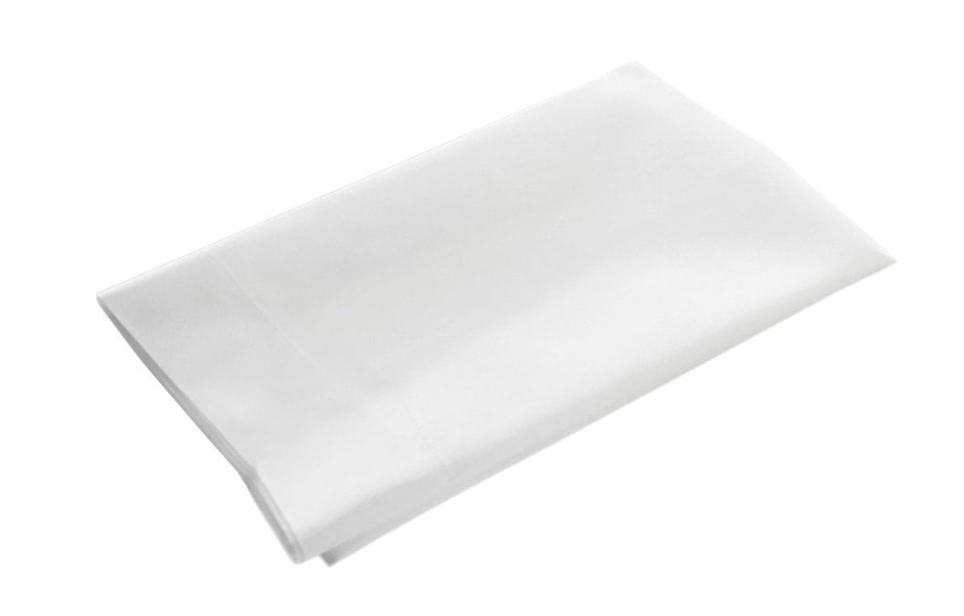 White Body Pillowcase 2" Hems 1 Pillow Case 100 Brushed Microfiber