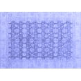 thumbnail image 1 of Ahgly Company Indoor Rectangle Oriental Blue Modern Area Rugs, 6' x 9', 1 of 4