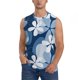 thumbnail image 1 of Fotbe Flower Men's Camiseta sin Mangas Estampada para Hombres, Playera Casual para Gimnasio, Entrenamiento, Playa-Large, 1 of 7