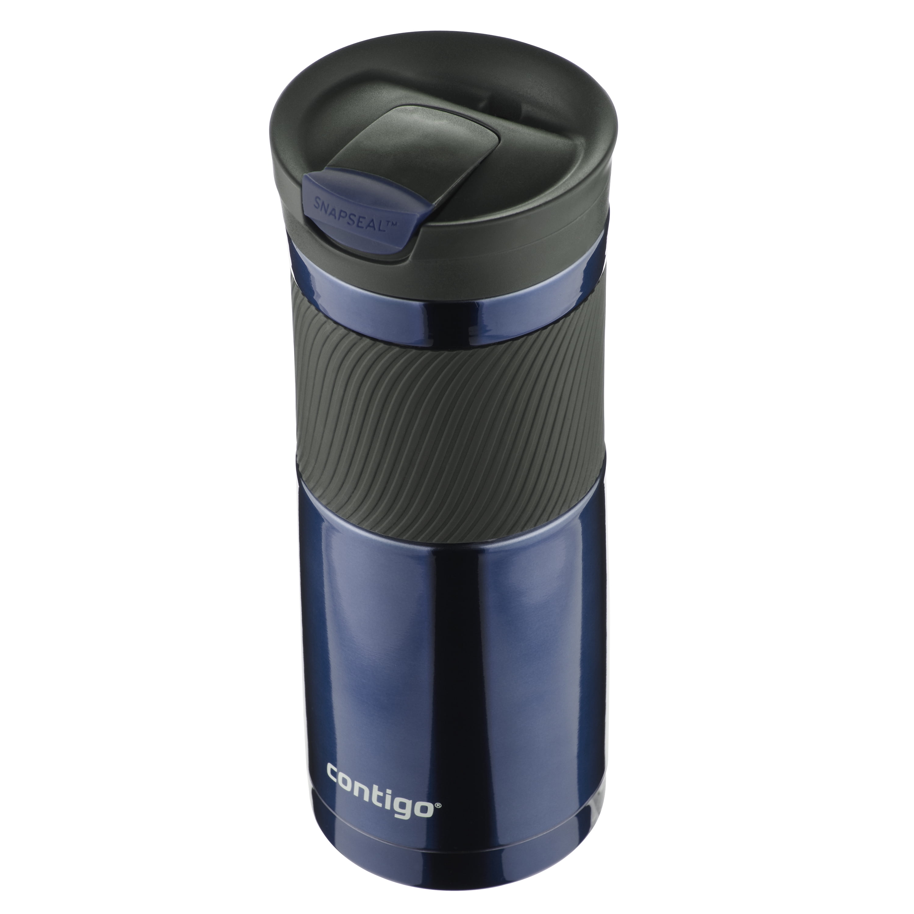 Contigo Byron Thermos Mug Cup Stainless Steel 470 Cold And Hot Drink Holder  Snapseal Vacuum Flask One Hand Lift Inner Gray Blue Red Black Navy Pink  2023 Unisex Kitchen Camping 6-12 Hours Protection