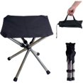 thumbnail image 1 of nipocaio Tabouret de Camping Pliant, Chaise de Camping Portable avec Sac de Transport, Mobilier de Camping Chaise de Pêche, pour Voyage, Randonnée, Camping, Rassemblement, Barbecue, Pêche, 1 of 3