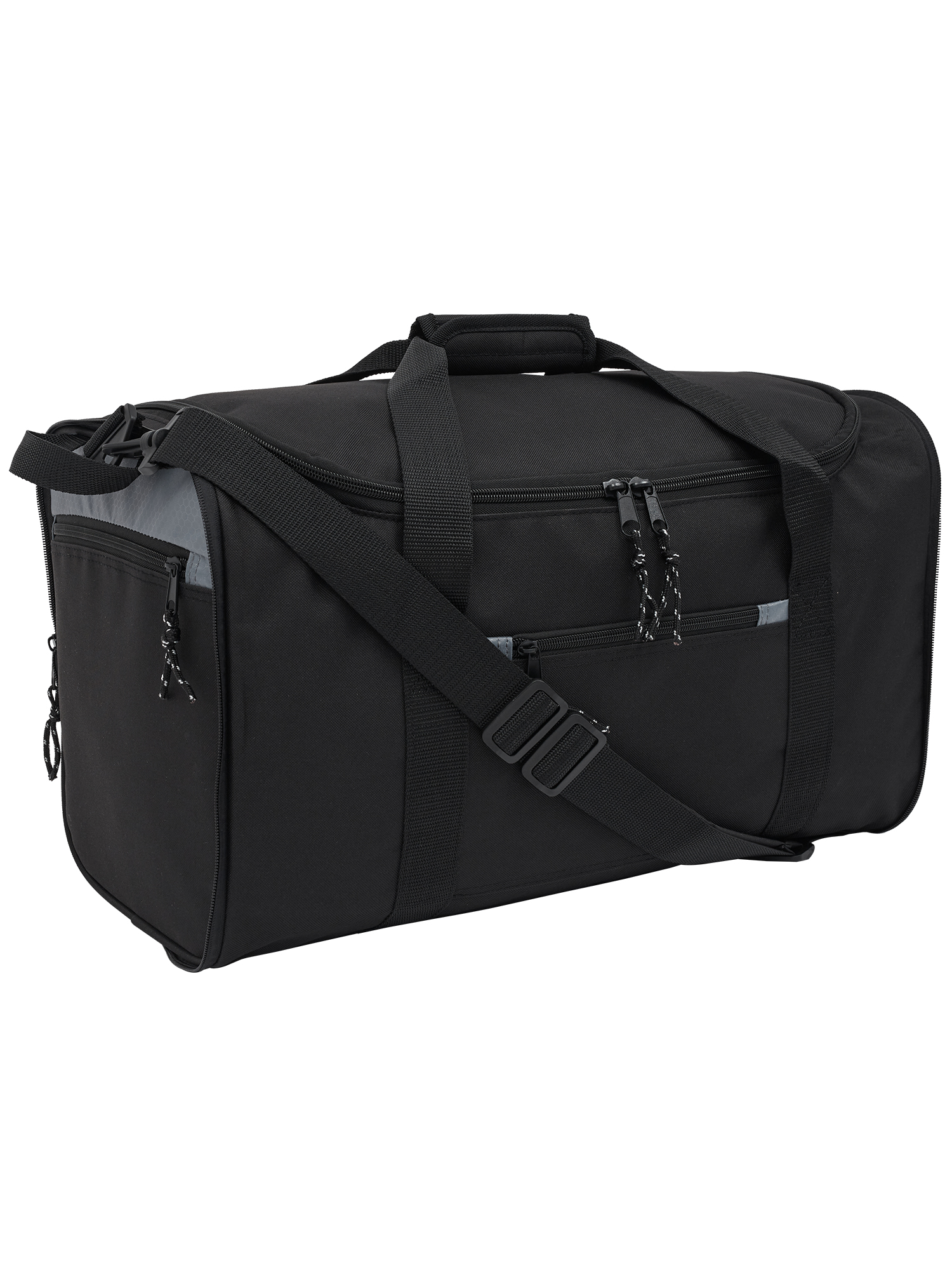 Protégé 20" Collapsible Sport and Travel Duffel Bag, Black - image 3 of 9