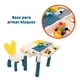 thumbnail image 5 of KIDDOS, Mesa de juego Lego Actividades Constructores Bloques para Niños Niñas con Silla Orejas, 5 of 6