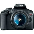 thumbnail image 2 of Canon EOS Rebel T7 DSLR Camera Kit | 24.1MP, APS-C, Full HD 1080p | Bundle with 64GB Memory Card, Shoulder Bag EF-S 18-55mm 75-300mm Lens, 2 of 7