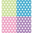 thumbnail image 3 of Polka Dots Duvet Cover Set, Polka Dots in Modern Patchwork Design Print Playroom Sprinkles, Decorative 2 Piece Bedding Set with 1 Pillow Shams, Twin Size, Pink Blue Green, by Ambesonne, 3 of 3
