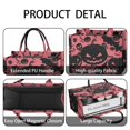 thumbnail image 4 of Large Capacity Tote Bag,Halloween Pink Spooky Pumpkins and Bats Handbag Fashion Luxury Tote Bag,15.7"x13"x 5.1" Inches,Laptop Compatible, 4 of 6