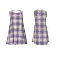 thumbnail image 7 of Gaeub Heart Check Plaid Print Women's Sleeveless Dresses,Beach Casual Tank Loose Sundress,A Line Beach Dresses with Pockets,Womens Summer Maxi Dress, 7 of 7