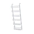 thumbnail image 1 of Abbracc 6 Tier Pantry Door Organizer Hanging Spice Rack for Laundry Room Living Room white, 1 of 9