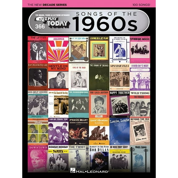 Songs of the 1960s - The New Decade Series: E-Z Play Today Volume 366, (Paperback)