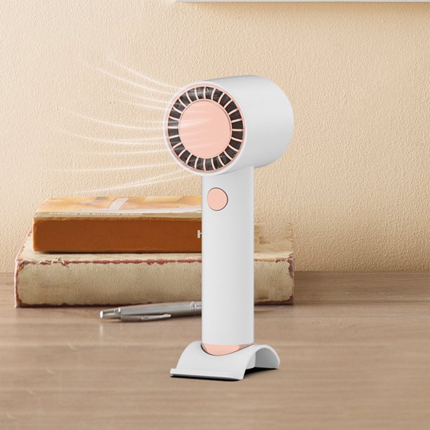 Teissuly Clearance Handheld Turbo Fan, USB Rechargeable Silent Student Dormitory Office Portable Wind Turbine Fan(White, ) Teissuly WER2023081600441