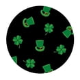 thumbnail image 4 of HAOXIT Elastic Edge Round Fitted Tablecloth, St.Patrick's Day Pattern Printed on Stain Resistant Polyester Table Cover, for Kitchen Dining Party Patio Tabletop Decoration, Fit for Round table 46-50, 4 of 8