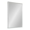 thumbnail image 1 of Kate and Laurel Rhodes Large Framed Decorative Rectangle Wall Mirror, 24.75x36.75 Chrome Silver, 1 of 5