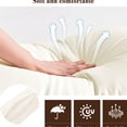 thumbnail image 6 of Patio Chaise, Wood, Adjustable , Cushion For Patio, Pool, Backyard, Deck, Lawn, , 5 Chaise Lounge, Wood Frame, Cushion, Back, 6 of 6