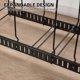 thumbnail image 3 of Expandable Pot and Pan Rack Pot Organizer Stainless Steel Rack for Kitchen Cabinet Organization and Storage Black / Silver, 3 of 5