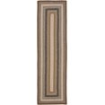 thumbnail image 2 of Safavieh Braided 2'3" X 10' Hand Woven Polypropylene Rug in Brown, 2 of 2