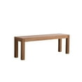 thumbnail image 5 of Elegant Decor 50 inch wooden bench in walnut, 5 of 8