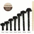 thumbnail image 4 of AONKIA Loc Extensions Human Hair for Men/Women 10 Strands 6Inch 100% Real Human Hair Dreadlock Extensions Human Hair, 4 of 10