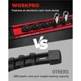 thumbnail image 4 of Organizador de enchufes WORKPRO Magnetic de aleación de aluminio con accionamiento 1/4, 4 of 9