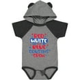 thumbnail image 3 of Inktastic Cousins Crew Red White and Blue 4th of July Boys or Girls Baby Bodysuit, 3 of 5
