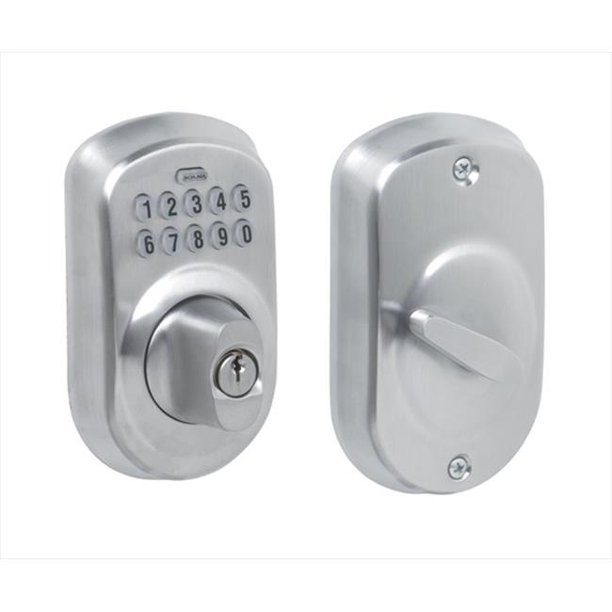 Schlage BE365PLY Plymouth Electronic Keypad Single Cylinder Deadbolt