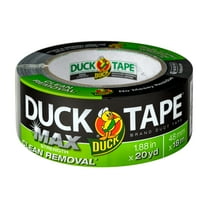 Duck Max Strength Clean Removal 1.88 in x 20 yd Silver Duct Tape