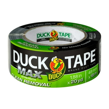 Duck Max Strength Clean Removal 1.88 in x 20 yd Silver Duct Tape