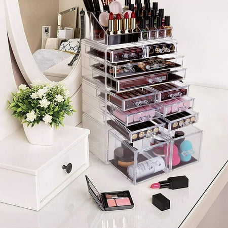 Svebake Makeup Organizer Acrylic Vanity Makeup Cosmetic Organizer