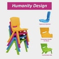 thumbnail image 5 of Domi Outdoor Living 5 Pieces Plastic Toddler Kids Table and Chair Set, Home,Children's Day Gift, 5 of 7