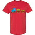 thumbnail image 3 of Inktastic Colorful Toy Train T-Shirt, 3 of 5